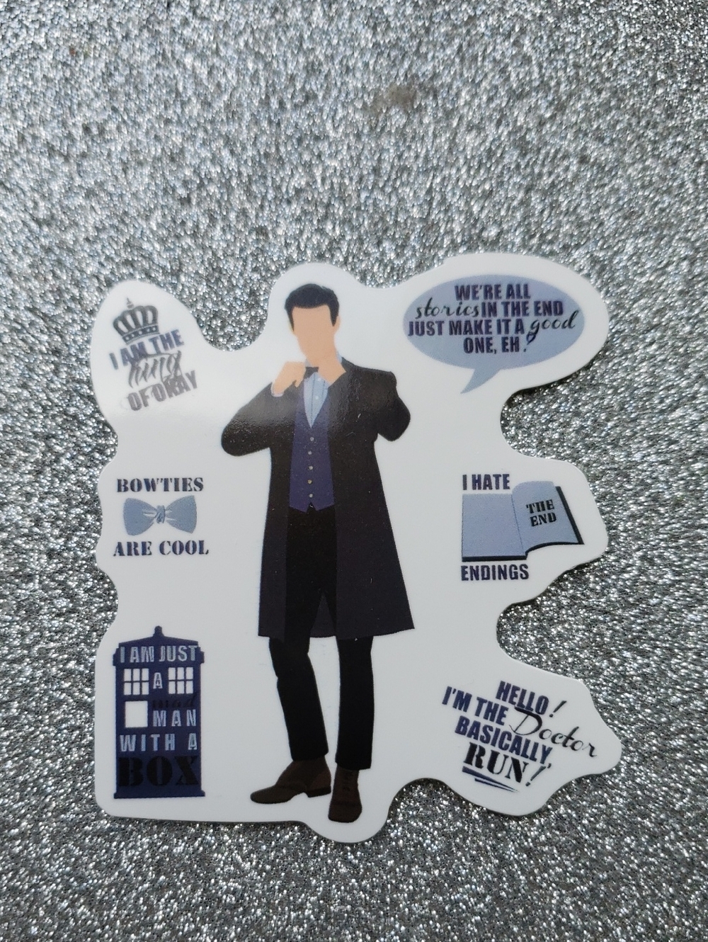 10/$12 DR. WHO waterproof sticker TV Show alien